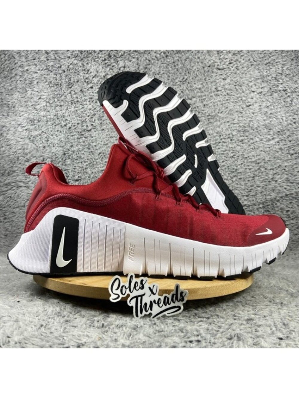 Nike Free Metcon 6 Men Size 17 Team Crimson White HM3754-602